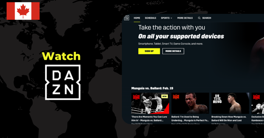 Watch DAZN in Canada