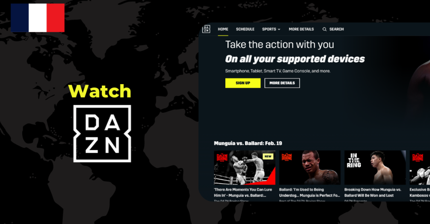 Watch DAZN in France