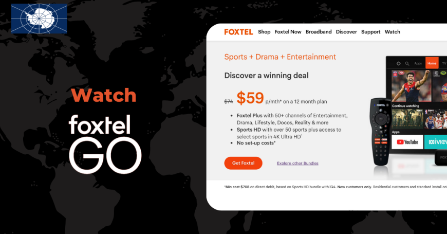 Watch Foxtel GO in Antarctica