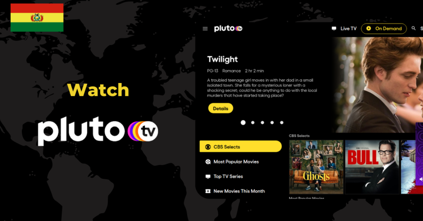 Watch Pluto TV in Bolivia