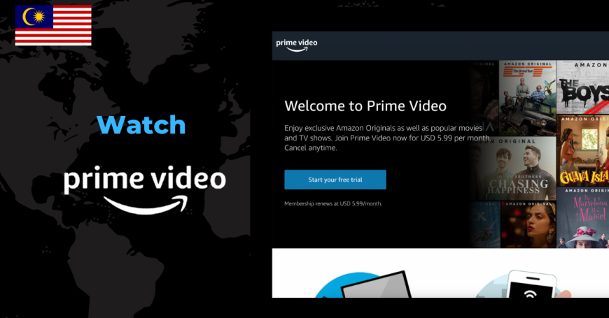 Watch Prime Video in Malaysia