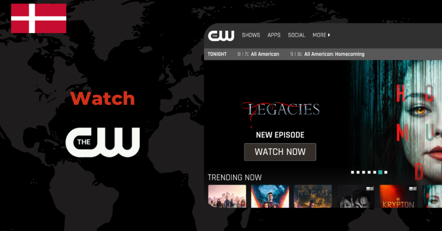 Watch The CW in Denmark