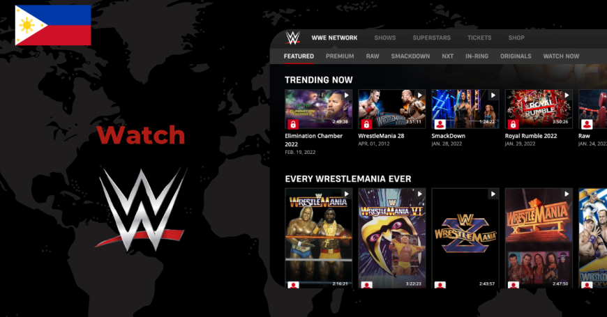 Watch WWE Network in Philippines