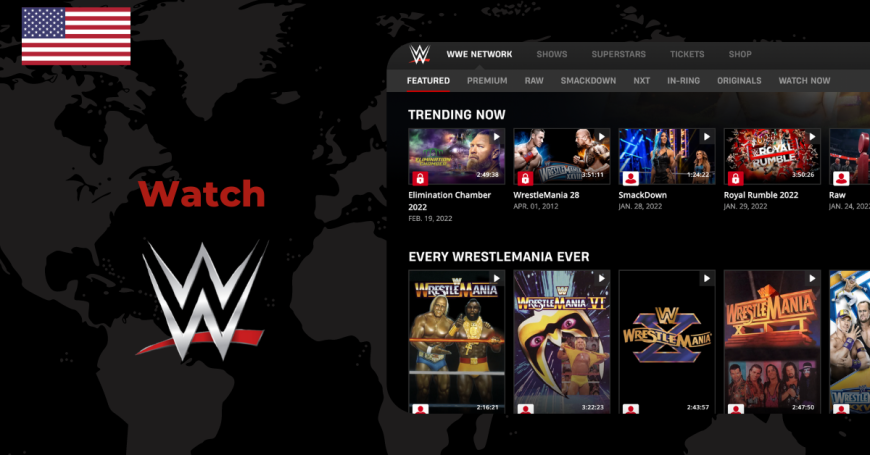 Watch WWE Network in United States